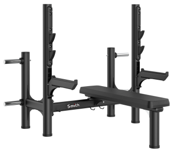 Олимпийская горизонтальная скамья для жима Smith RE6004