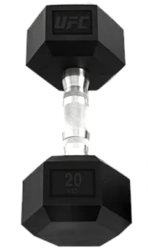 Гантель шестигранная 20 кг. UFC UHA-69715