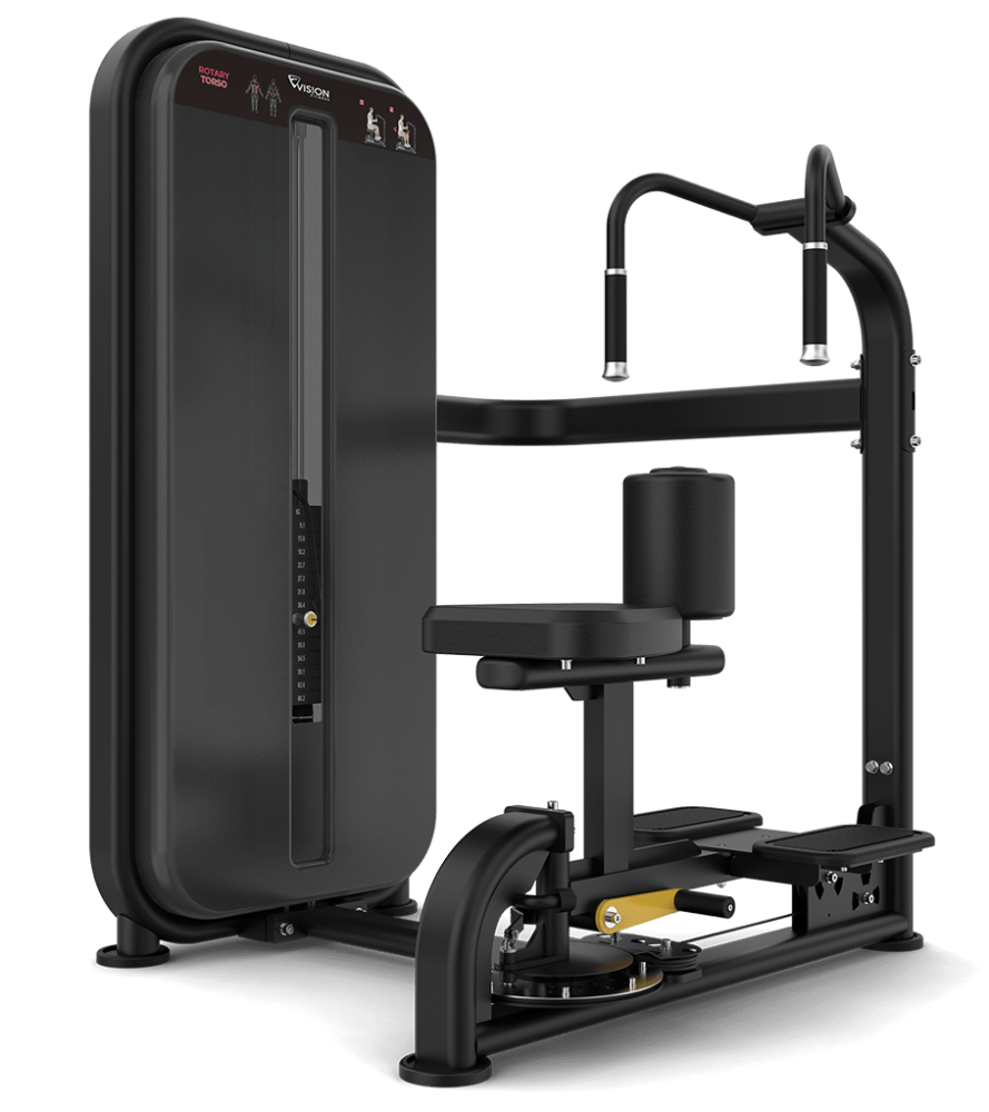 Вращение торса. Вес стека 100 кг. Vision Fitness VST600-S55 Вращение торса. Вес стека 100 кг. Vision Fitness VST600-S55