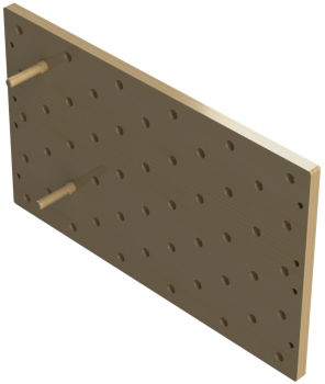 Пегборд навесной 1240x750 мм. DHZ Пегборд навесной 1240x750 мм. DHZ