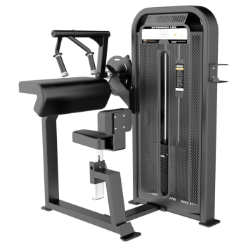 Трицепс-машина сидя, прямая парта. Стек 105 кг. DHZ E-5027