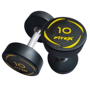 Гантельный ряд FTX-415 12,5 кг - 35 кг (10 пар), шаг 2,5 кг Гантельный ряд FTX-415 12,5 кг - 35 кг (10 пар), шаг 2,5 кг