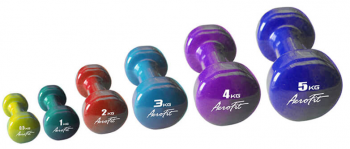 Гантель в виниловой оболочке Aerofit, 1 кг