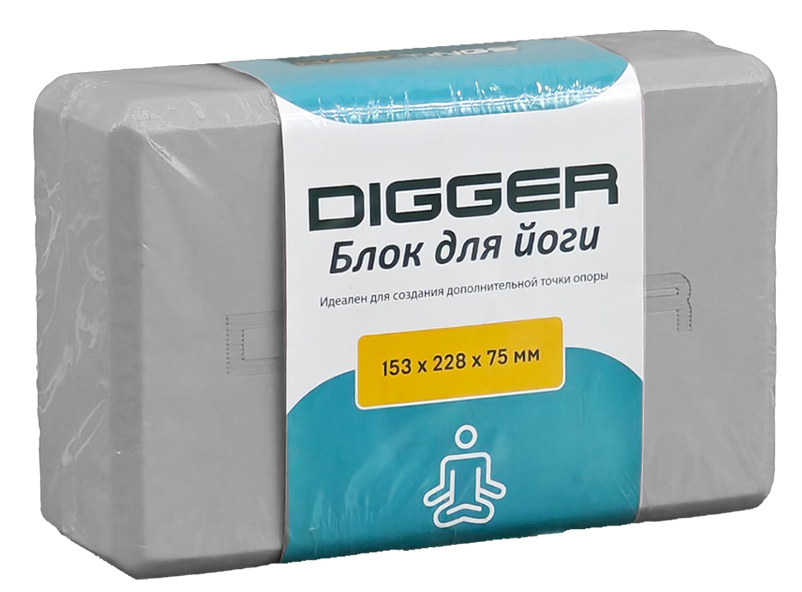 Блок для йоги черный Hasttings Digger HD22E1-G