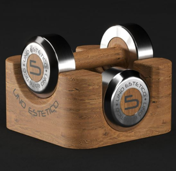 Подарочный набор гантелей 3-6 кг. UNO Scaffale Uno Estetico UN-1503