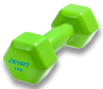 Гантель SkyFit в виниловой оболочке 4 кг Гантель SkyFit в виниловой оболочке 4 кг