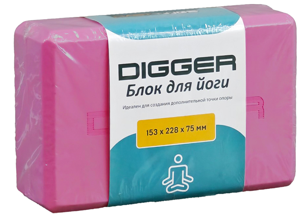Блок для йоги черный Hasttings Digger HD22E1-RR