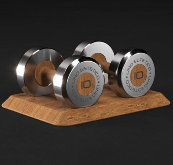 Подарочный набор гантелей 3-10 кг. UNO ARGENTO Uno Estetico UN-1502