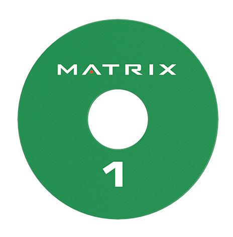 Набор дисков обрезиненных тренировочных 10 шт. Matrix MAC-SETCDISC-TRAIN