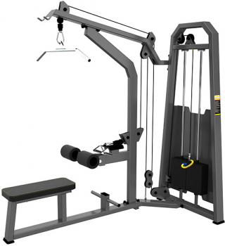 Тяга сверху, гребная тяга DHZ R-2085, стек 100 кг