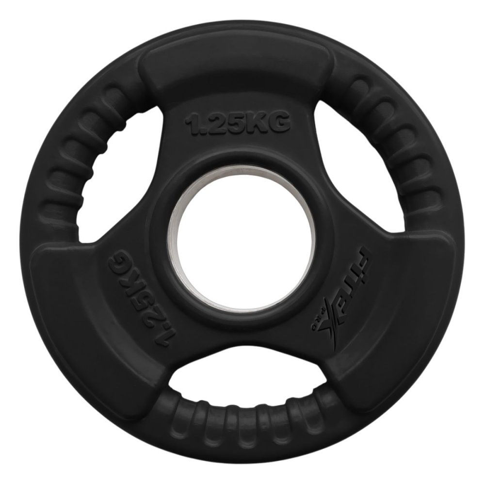 Диск «олимпийский» черный с ручками 1,25 кг. LBH-1.25