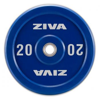 Диск XP бампированный обрезиненный цветной Ziva, 20 кг