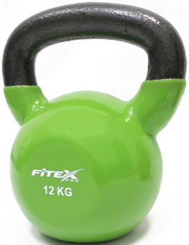Гиря в виниловой оболочке Fitex Pro, 12 кг