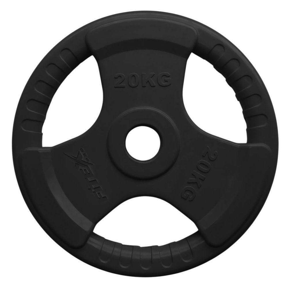 Диск «олимпийский» черный с ручками 20 кг. LBH-20