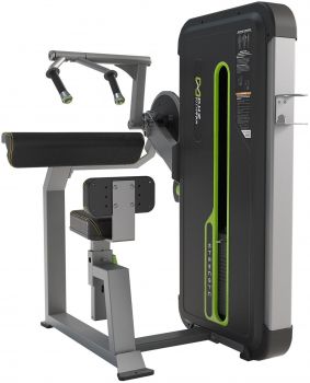 Трицепс-машина сидя, прямая парта. Стек 64 кг. DHZ A-3027