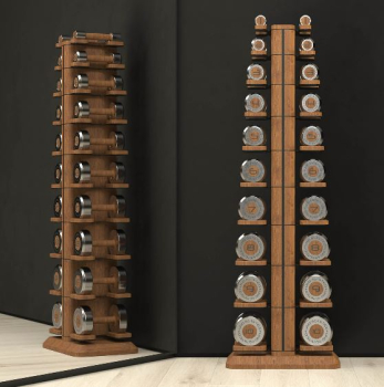 Система хранения гантельного ряда 1-10 кг. UNO Albero Uno Estetico UN-1308