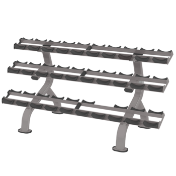 Стойка для гантелей, 3 полки Smith DR-027