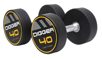 Комплект полиуретановых гантелей (10 пар) Hasttings Digger HD51D4C-27,5-50 Комплект полиуретановых гантелей (10 пар) Hasttings Digger HD51D4C-27,5-50