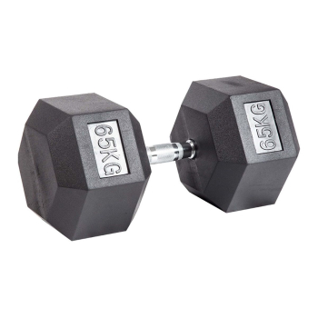 Гантель гексагональная обрезиненная ZSO, 65 кг Гантель гексагональная обрезиненная ZSO, 65 кг