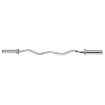 Гриф олимпийский хромированный и изогнутый, 120 см Smith BC110