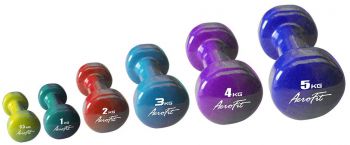 Гантель в виниловой оболочке Aerofit, 5 кг, синий Гантель в виниловой оболочке Aerofit, 5 кг, синий
