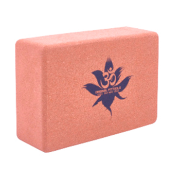 Блок для йоги, пробковый Profi-Fit