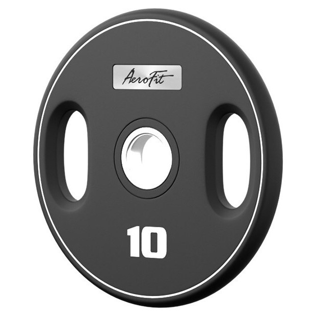 Олимпийский полиуретановый диск 10 кг Aerofit AFPUPLB10