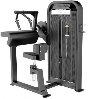 Трицепс-машина сидя, прямая парта. Стек 64 кг. DHZ E-5027