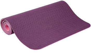 Коврик для йоги и фитнеса Profi-Fit, 6 мм, Проф (фиолетовый-розовый)