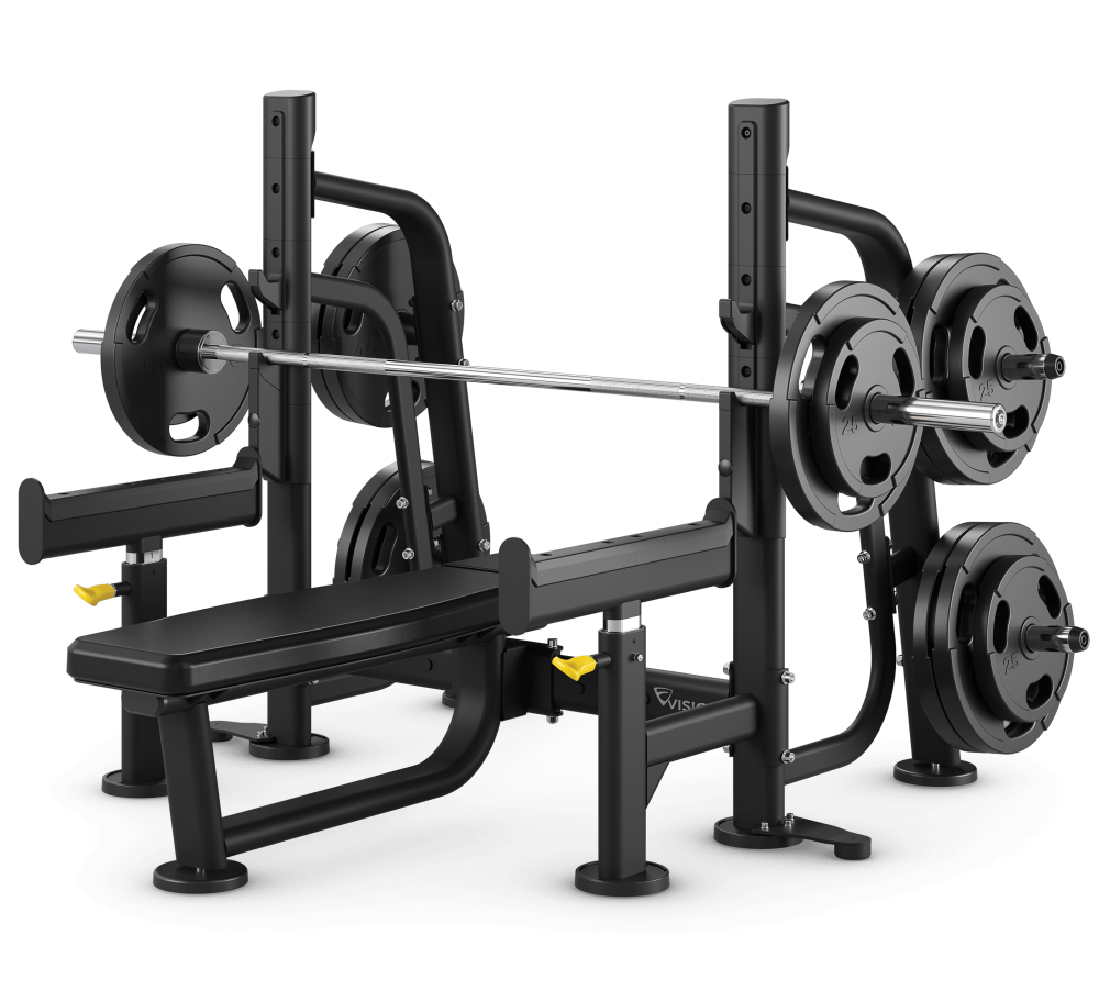 Скамья горизонтальная для жима со страховкой Vision Fitness VST600-FW88 Скамья горизонтальная для жима со страховкой Vision Fitness VST600-FW88