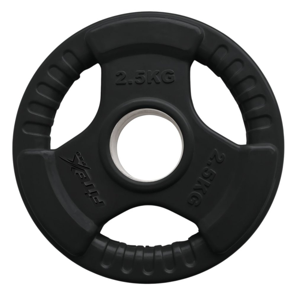 Диск «олимпийский» черный с ручками 2,5 кг. LBH-2.5