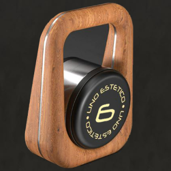 Гиря 6 кг. с кожаной накладкой UNO BRIO Uno Estetico UN-1706