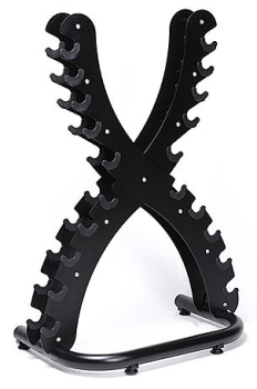 Стойка для хромированных гантелей X-образная Hasttings Digger HD71C1A