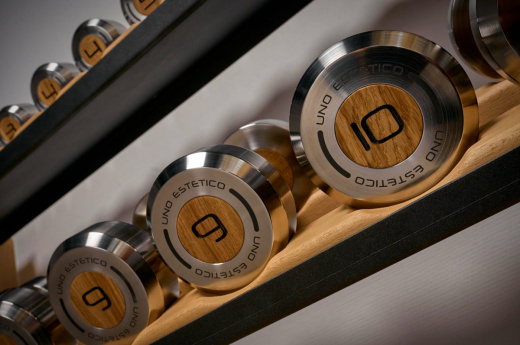 Сет гантелей 1-10 кг. UNO ARGENTO Uno Estetico UN-1600