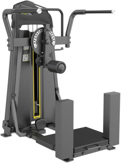 Отведение/приведение ног стоя, махи ногами (стек 94 кг.) DHZ E-3011