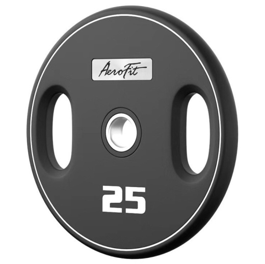 Олимпийский полиуретановый диск 25 кг Aerofit AFPUPLB25