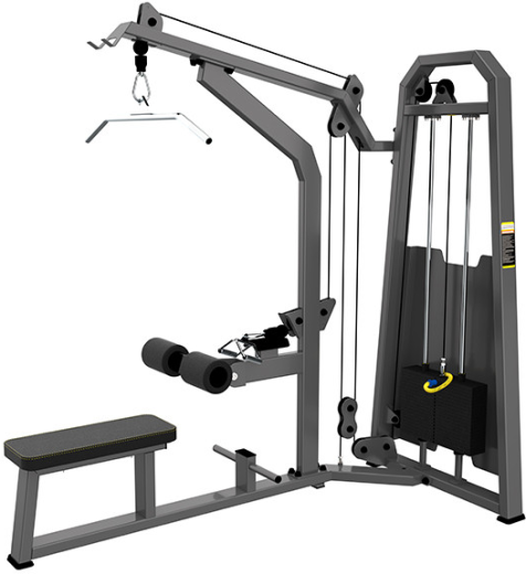 Тяга сверху, гребная тяга DHZ R-2085, стек 100 кг
