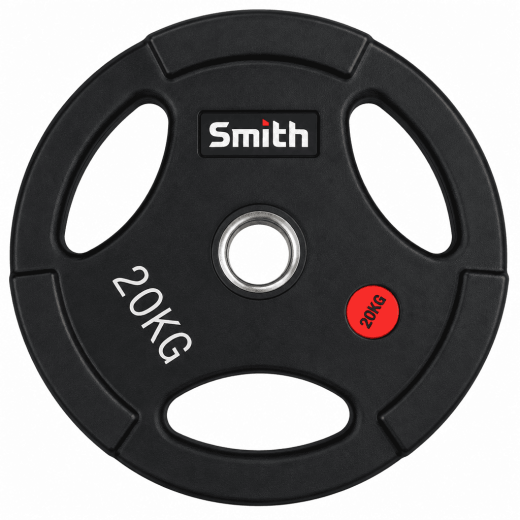 Диск олимпийский обрезиненный с хватом 2,5кг Smith OK2009B-2,5