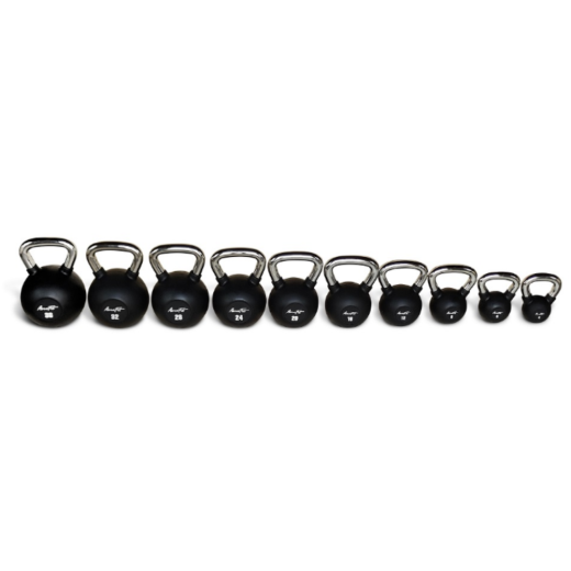 Гиря обрезиненная с хромированной рукояткой 8 кг Aerofit AFBK8 - фото 2