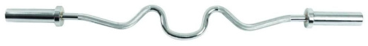 Гриф сильно изогнутый хромированный Aerofit