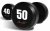 Набор обрезиненных гантелей Aerofit 40-50 кг (5 пар) - фото 1