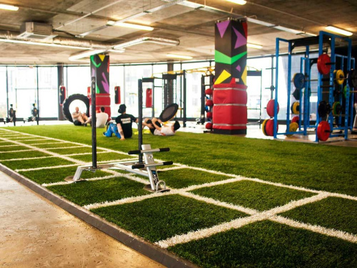 Искусственный газон (трава) DHZ для функционального тренинга с разметкой 2x10