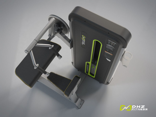 Трицепс-машина сидя, прямая парта. Стек 64 кг. DHZ A-3027 - фото 5