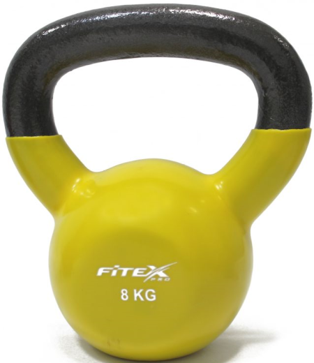 Гиря в виниловой оболочке Fitex Pro, 8 кг - фото 1