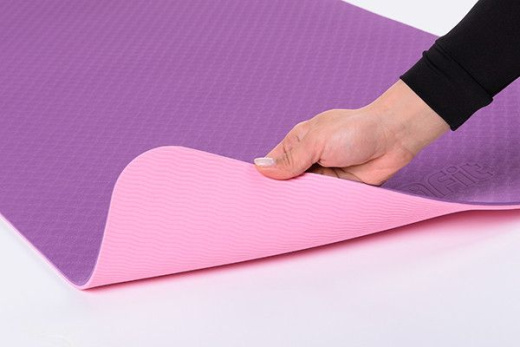 Коврик для йоги и фитнеса Profi-Fit, 6 мм, Проф (фиолетовый-розовый) Коврик для йоги и фитнеса Profi-Fit, 6 мм, Проф (фиолетовый-розовый)