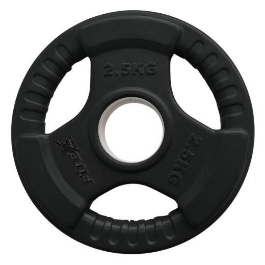 Диск «олимпийский» черный с ручками 2,5 кг. LBH-2.5