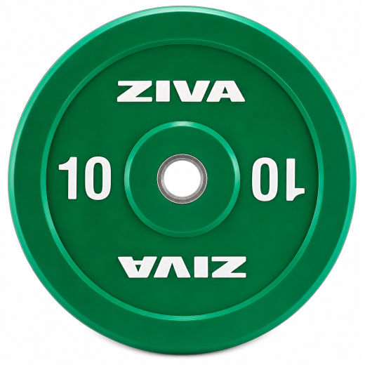 Диск бампированный обрезиненный цветной Ziva ZXP-RBBP, 10 кг