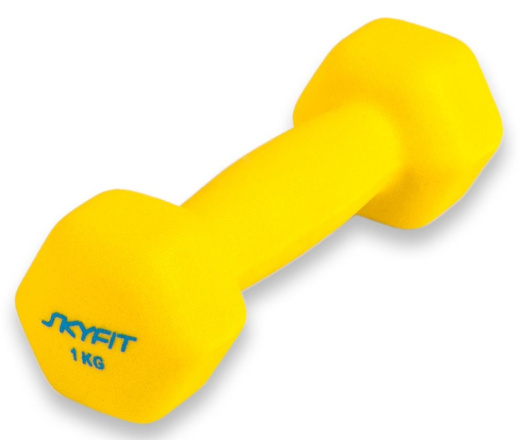 Гантель SkyFit в неопреновой оболочке 1 кг - фото 1