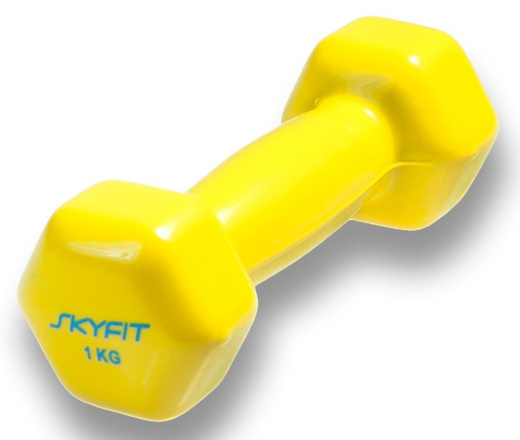 Гантель SkyFit в виниловой оболочке 1 кг Гантель SkyFit в виниловой оболочке 1 кг
