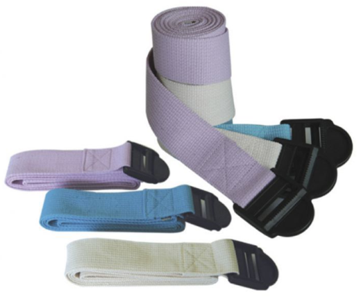 Ремень для йоги Fitex Pro 183 х 3,8 см, синий